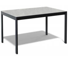 Стол KENNER LK1400, черный/керамика CARMEN LIGHT GRAY арт.170156