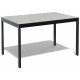 Стол KENNER LK1400, черный/керамика CARMEN LIGHT GRAY арт.170156