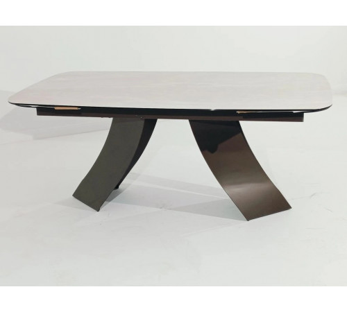 Стол ИОН (YON) 180 TL-109, испанская керамика / Шоколадное золото каркас, ®DISAUR