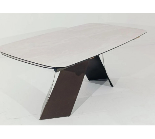 Стол ИОН (YON) 180 TL-109, испанская керамика / Шоколадное золото каркас, ®DISAUR