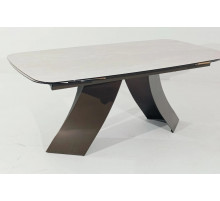 Стол ИОН (YON) 180 TL-109, испанская керамика / Шоколадное золото каркас, ®DISAUR