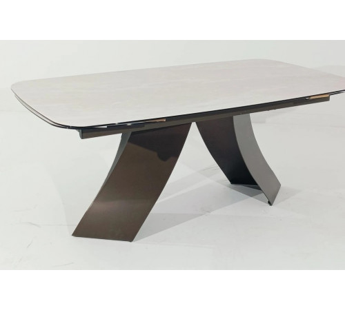 Стол ИОН (YON) 180 TL-109, испанская керамика / Шоколадное золото каркас, ®DISAUR
