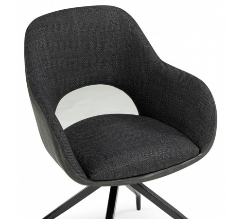Стул Memfis graphite / black