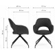 Стул Memfis graphite / black
