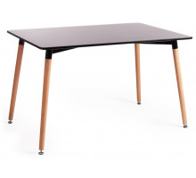 Стол Джон/John (мод.T1001) МДФ/дерево, 120х80х75см, черный/натуральный