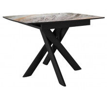 Стол DikLine DKB110, Керамика Venetian Brown Light глянец, опоры черные