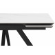 Стол Вилли 120(180)х80 snow alpin white / черный
