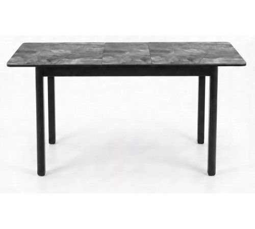 Стол DikLine DKQ120 Керамика серый глянец (italian middle grey)/подстолье черное/опоры черные