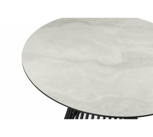 Стол Нэнси 110 onyx bianco soft satin / черный