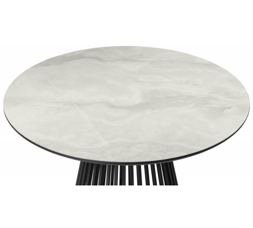 Стол Нэнси 110 onyx bianco soft satin / черный