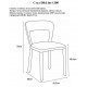 Стул DikLine 1300 т.к Бежевая LB24657A-4