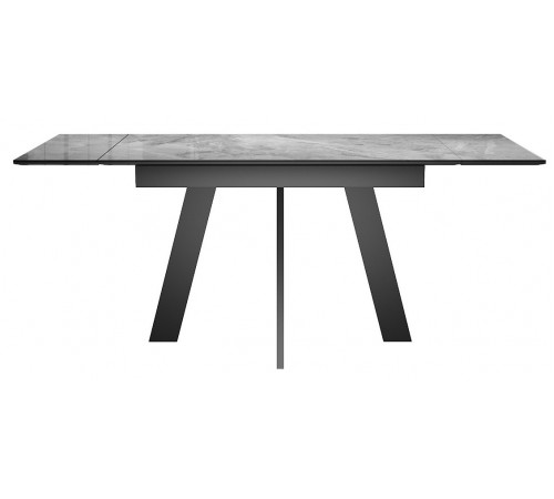 Стол DikLine DKM110 Керамика Italian Grey (глянец серый)/подстолье черное
