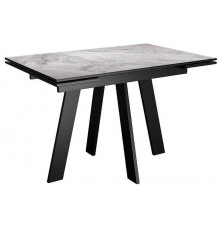 Стол DikLine DKM110 Керамика Italian Grey (глянец серый)/подстолье черное