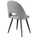 Стул DikLine 383 поворотный B22 GREY, ножки черные