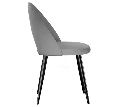 Стул DikLine 383 поворотный B22 GREY, ножки черные