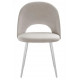 Стул DikLine 383 поворотный B03 BEIGE, ножки белые