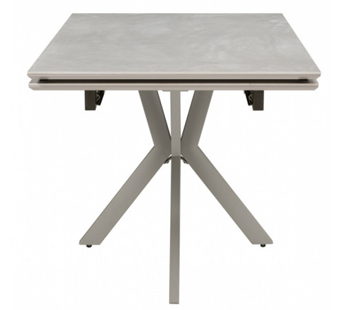 Стол Пантон 120(180)х80 carmen light gray / серый матовый