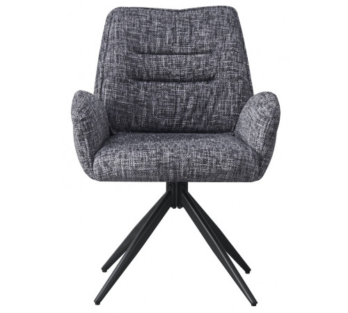 Стул DikLine DC1555 микровелюр AZTEC #15 серый/опоры черные