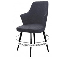 Стул DikLine 235 поворотный, NS13 GRAPHITE, ножки черные
