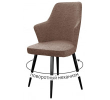 Стул DikLine 235 поворотный, NS05 CAPPUCCINO, ножки черные