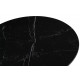 Стол Том 90х90 черный мрамор shakespeare black / черный