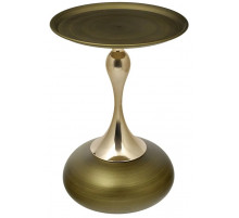 Кофейный столик Angel диам.40см x 55см, латунь, металл