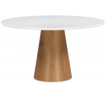 Стол Huge 120х75 white / brown