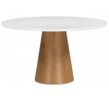 Стол Huge 120х75 white / brown
