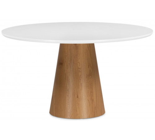 Стол Huge 120х75 white / brown