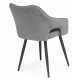 Стул Hera dark gray / black