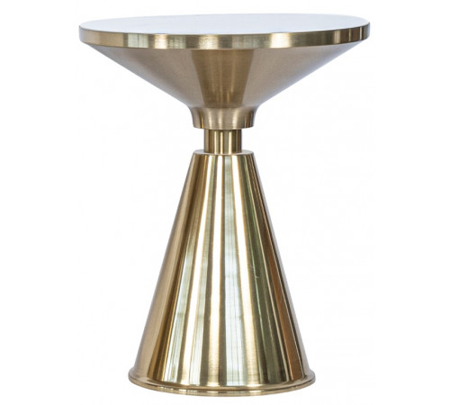 Кофейный столик Atlant диам.45см x 54см, золотой, металл, керамика
