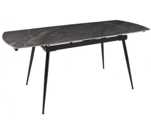 Стол DTM0102CS-120LG-MBL керамика LABRADOR GLOSS 120, основ. металл черный