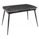 Стол DTM0102CS-120LG-MBL керамика LABRADOR GLOSS 120, основ. металл черный