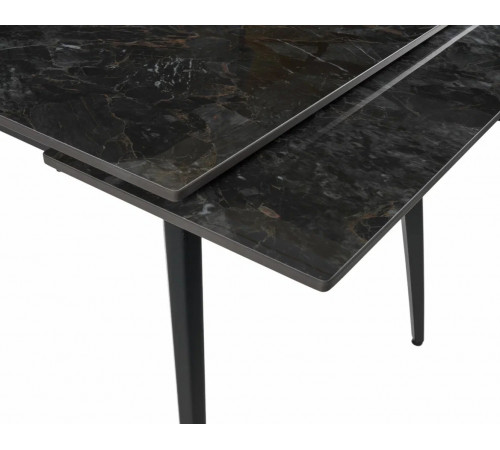 Стол DTM0101CS-120UG-MBL керамика UMBER GLOSS 120, основ. металл черный