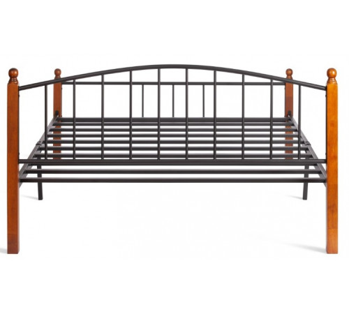 Кровать АТ-915 (Queen bed), красный дуб/черный