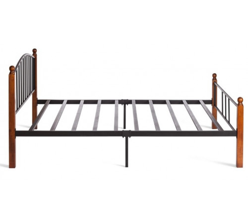 Кровать АТ-915 (Queen bed), красный дуб/черный