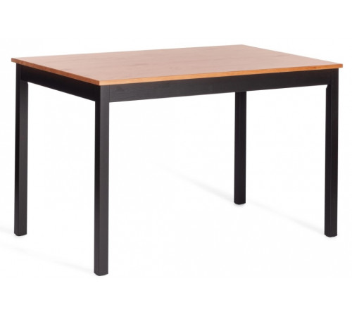 Обеденный комплект Соната (стол + 4 стула) / Sonata dining set массив сосны, антик/чёрный