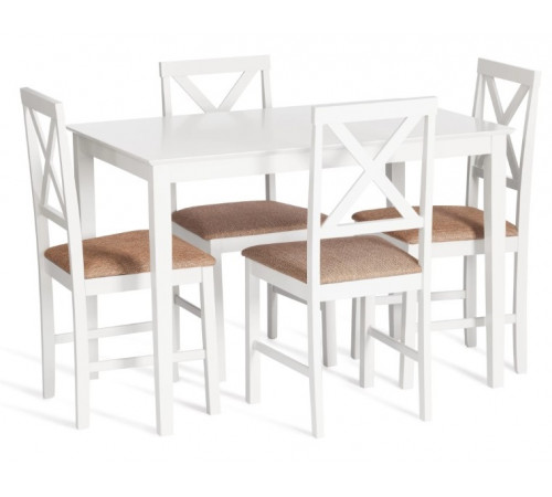 Обеденная группа «Хадсон» Hudson Dining Set pure white