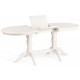 Стол COPPOLA  бук, мдф, 140+40x80x77см, Ivory white