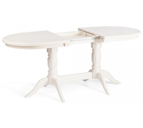 Стол COPPOLA  бук, мдф, 140+40x80x77см, Ivory white