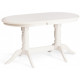 Стол COPPOLA  бук, мдф, 140+40x80x77см, Ivory white