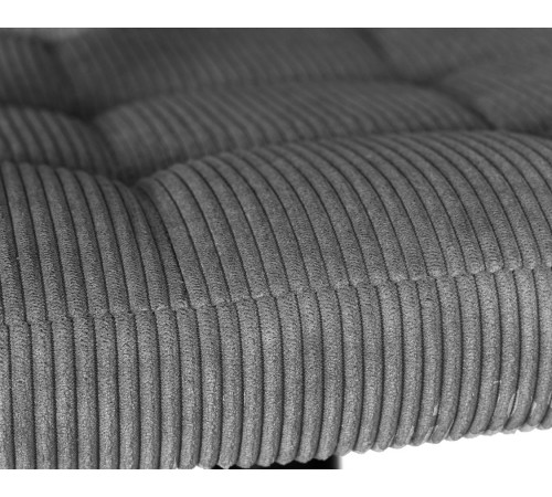 Стул барный DOBRIN KRUGER ARM BLACK серый вельвет (LAR-E2041-25)