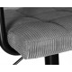 Стул барный DOBRIN KRUGER ARM BLACK серый вельвет (LAR-E2041-25)