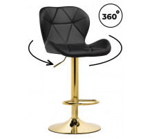 Барный стул Trio black / gold