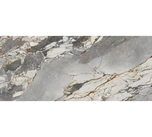 Стол АДАЖИО 240 (320) см MINERAL STONE NATURAL, керамика / Черный каркас