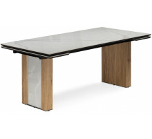 Стол Бернардо 180x90 statuario titan gloss / дуб монтана