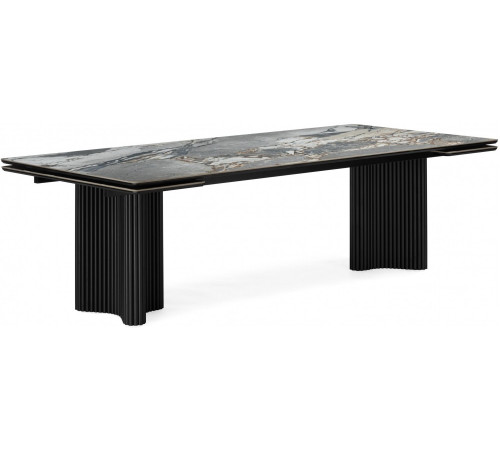 Стол Мален 240x110 керамика mineral stone baldoser / черный