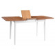 Стол Соната Люкс раздвижной/Sonata Lux extension table, 120(150)х75х75 см антик/белый