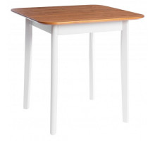 Стол Соната Люкс/ Sonata Lux table, 75х75х75 см массив сосны, антик/белый, 75х75х75 см