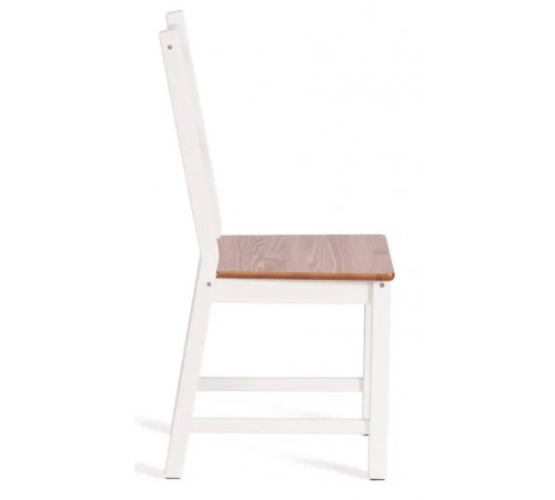 Стул Соната / Sonata chair массив сосны, 41х50х95 см, антик/белый